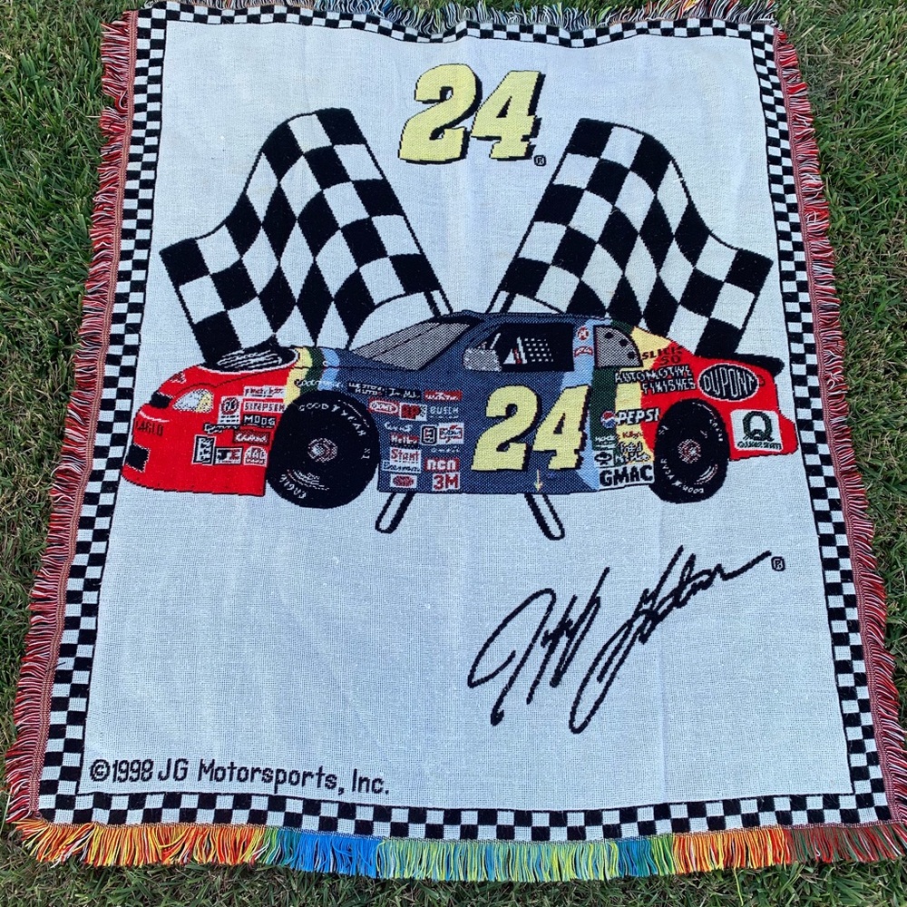 Jeff Gordon 24 Blanket 1998